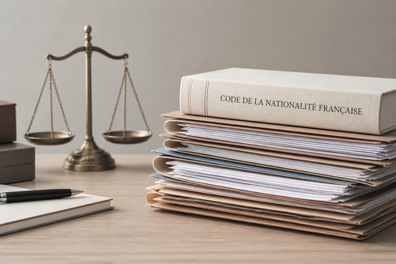 Dossiers juridiques sur le droit des étrangers avec un code de la nationalité française