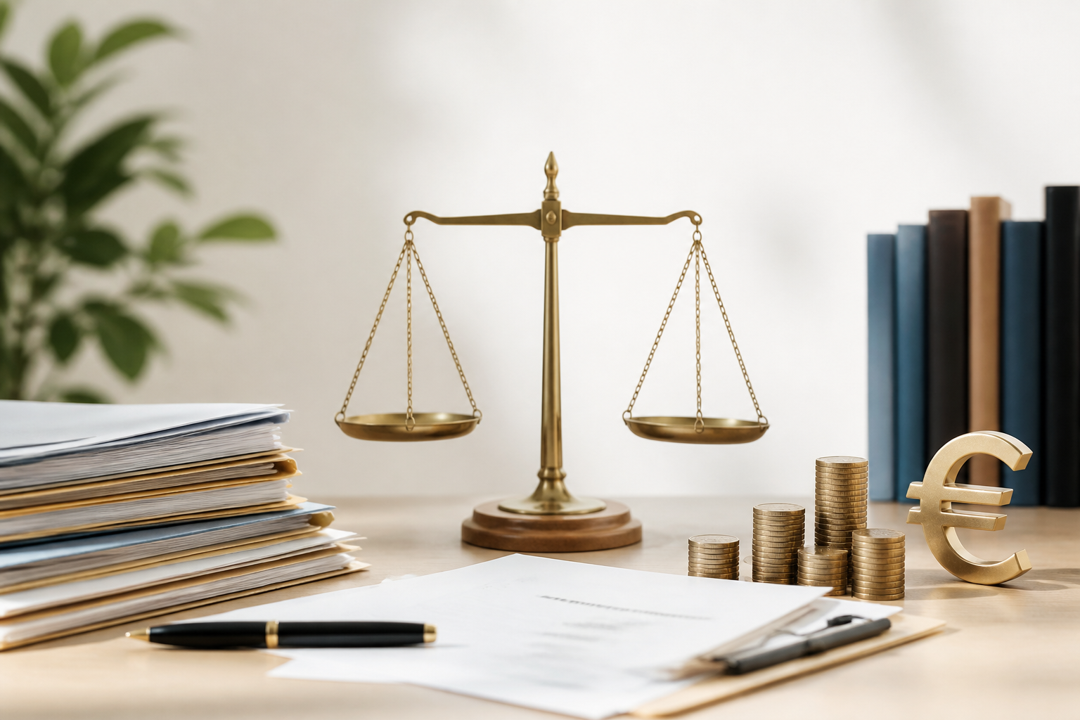 Illustration graphique des concepts d’aide juridictionnelle et justice