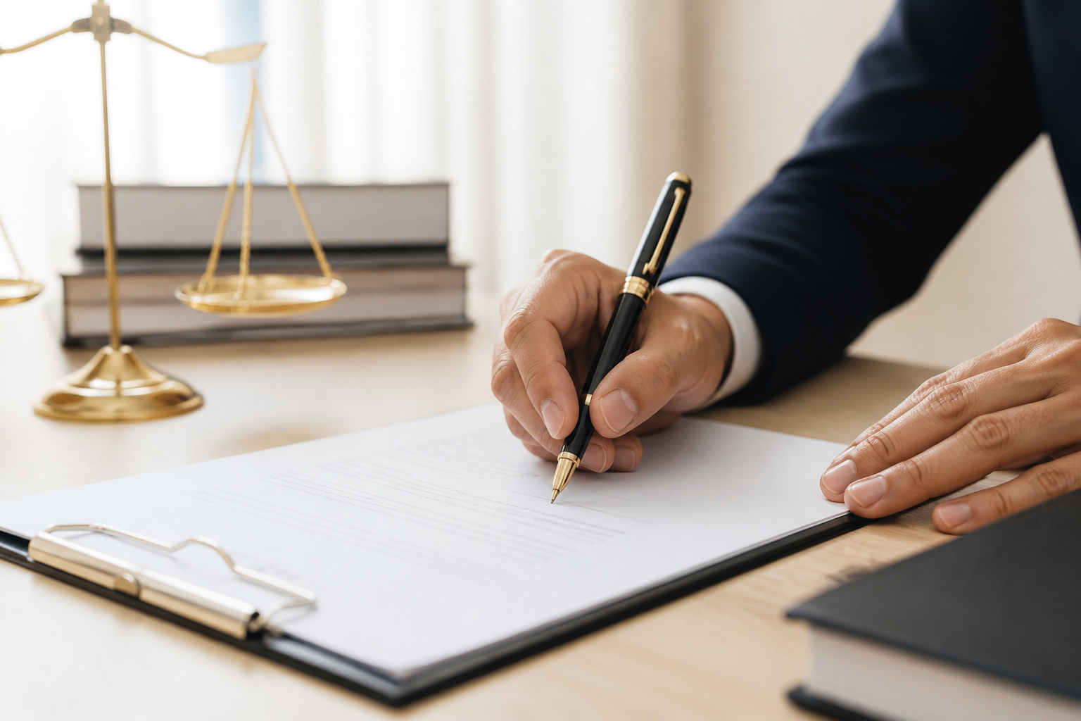 Signature d'une convention d'honoraires dans un cabinet d'avocat
