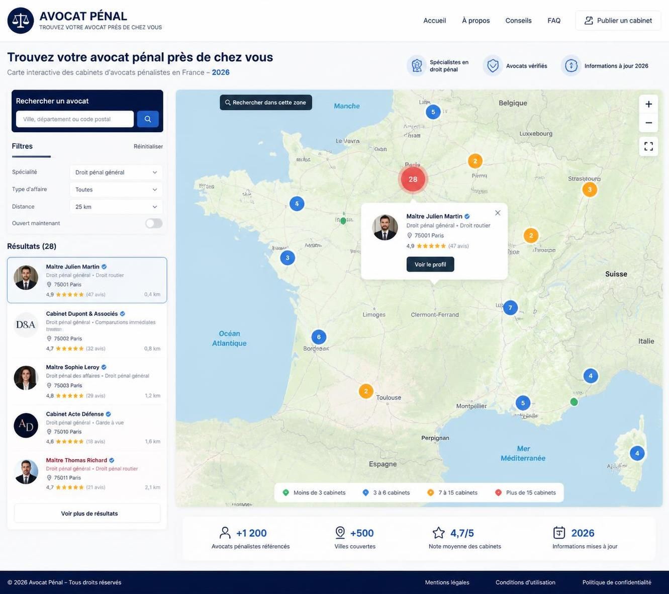 découvrez comment trouver un avocat pénal compétent près de chez vous en 2026 grâce à nos conseils pratiques et critères essentiels pour choisir le spécialiste adapté à votre affaire.