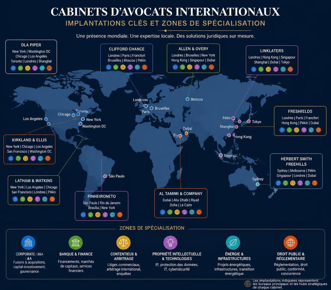 découvrez le rôle essentiel des cabinets d'avocats internationaux dans la gestion des affaires transfrontalières et comment ils facilitent les transactions juridiques complexes à l'échelle mondiale.