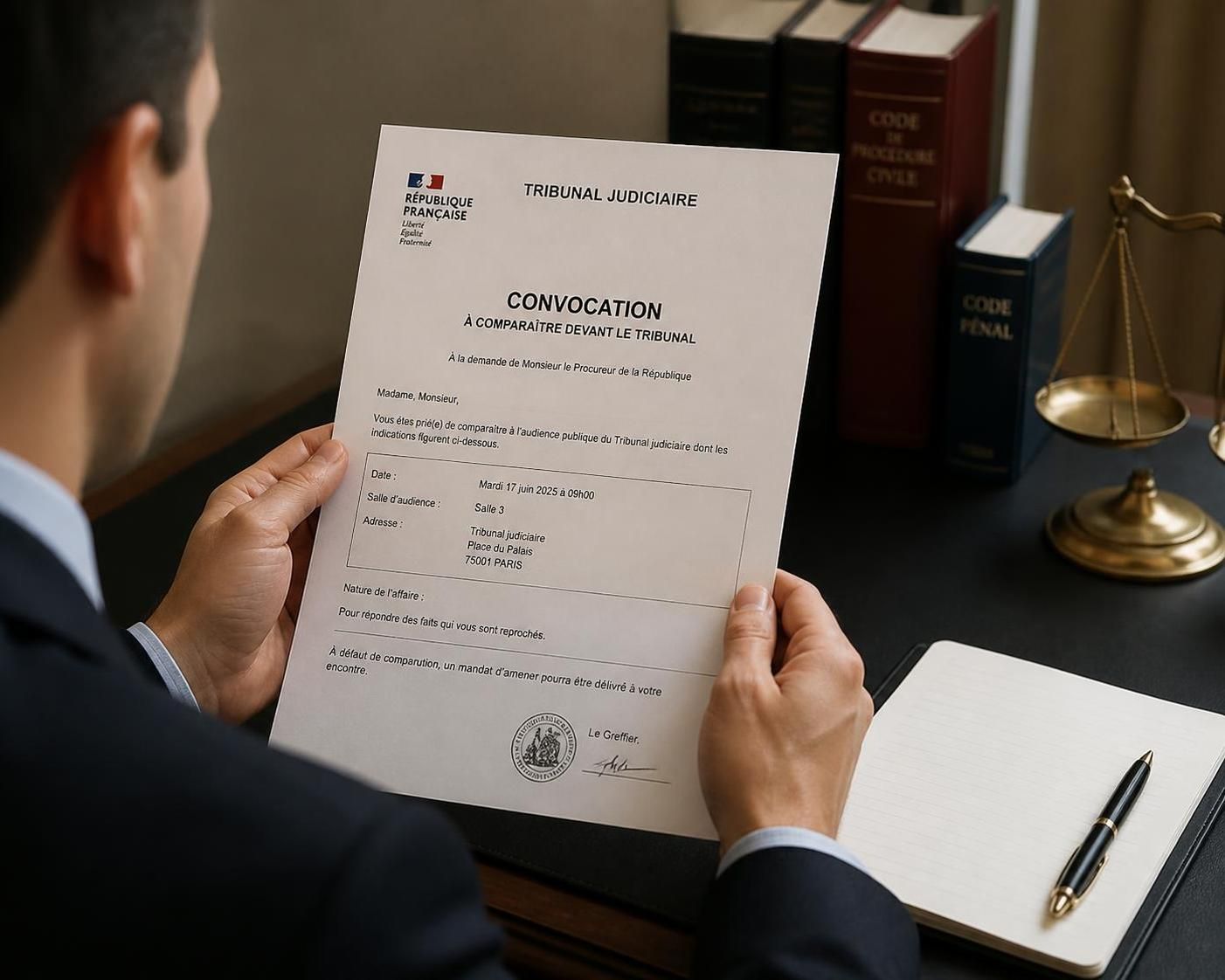 découvrez les étapes clés et vos obligations lors d'une convocation au tribunal judiciaire pour mieux préparer votre démarche.
