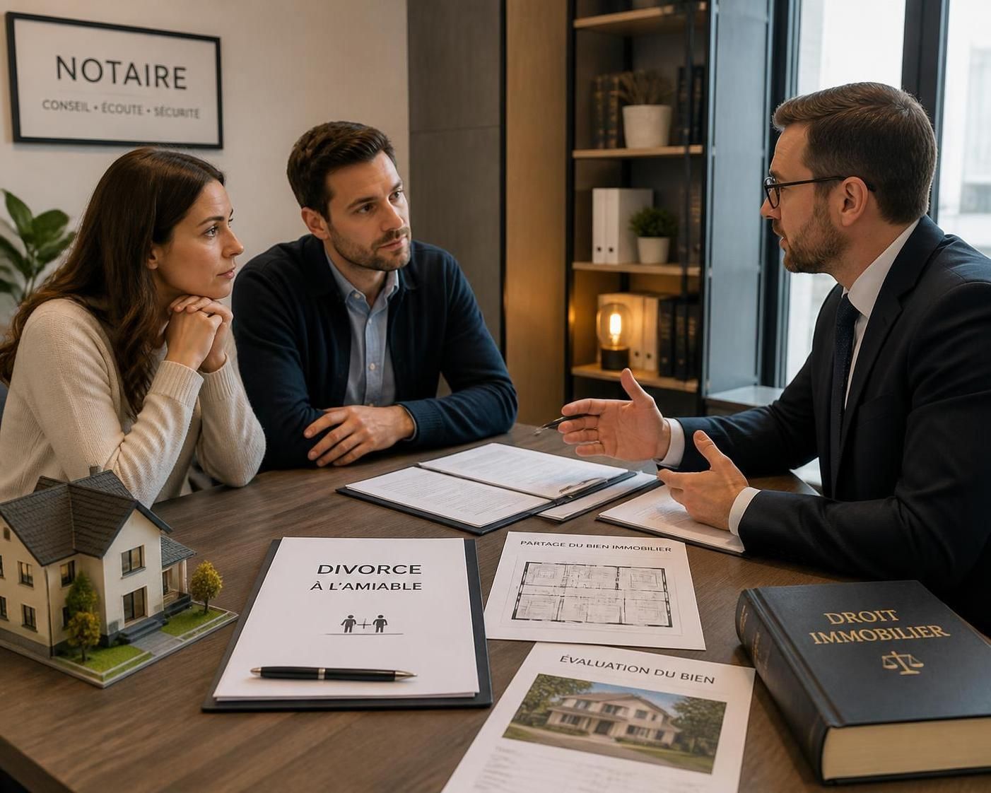 découvrez les étapes clés pour gérer efficacement le partage d'un bien immobilier lors d'un divorce à l'amiable et assurer une séparation sereine.