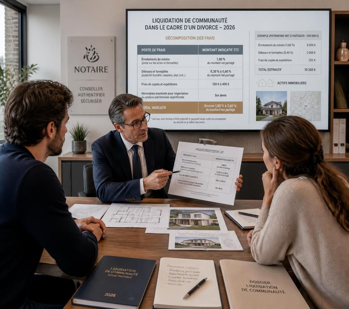 découvrez tout ce qu'il faut savoir en 2026 sur les frais de notaire liés au divorce et à la liquidation de communauté, pour bien préparer vos démarches.