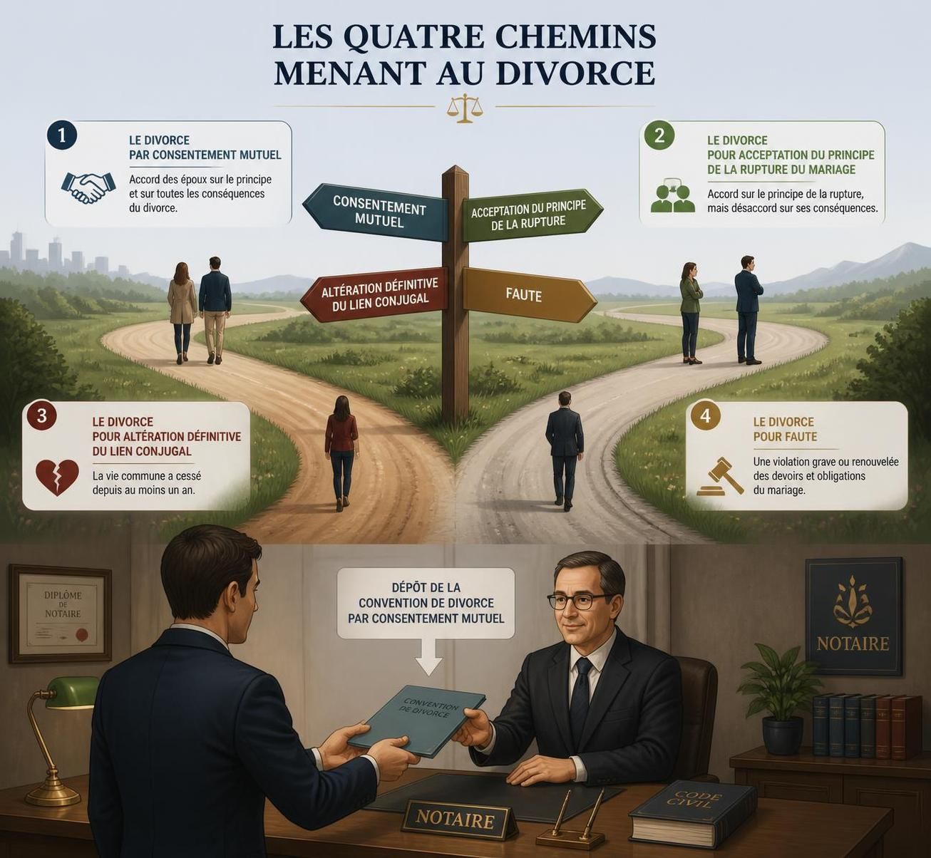 découvrez tout ce qu'il faut savoir sur le divorce : les procédures légales, des conseils pratiques et les impacts sur la vie personnelle et familiale.